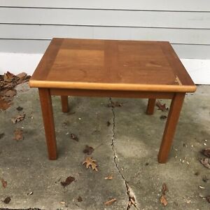 Abj Mobler Danish Teak Wood Side Table Made In Denmark Vtg 70 S Mcm