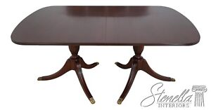 L39085ec Henkel Harris Model 2208 Mahogany Dining Room Table