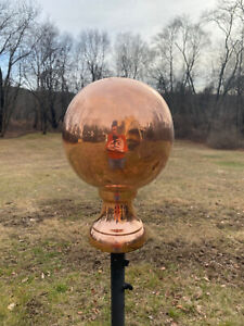 Finial Copper Ball Yard Globe Weathervane Alternative Free Shipping 