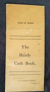 1891 Quack Medicine Handy Cash Book Paine S Celery Compound Wells Richardson