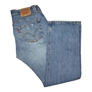 Levi S Men S 501 Button Fly 5 Pocket Denim Blue Jeans 32x30 Medium Wash Blue