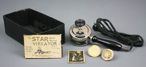 Antique Quack Medical Device The Star Vibrator Fitzgerald Mfg Early 20th C 