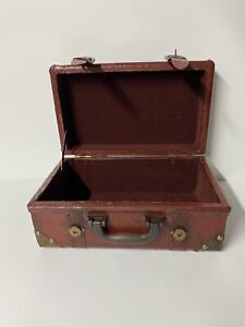 Vintage Nesting Trunk Steamer Suitcases Wooden Replica Travel Trunks Display