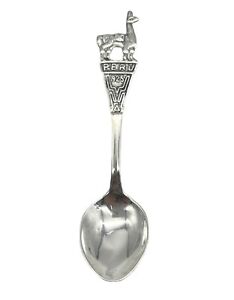 Peru Llama Vintage Antique Sterling Silver Souvenir Spoon