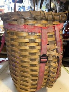 Adirondack Vintage Embelished 16 Trappers Basket Gathering Must See
