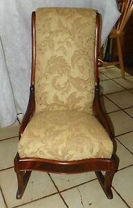 Walnut Empire Granny S Sewing Rocker Rocking Chair R83 