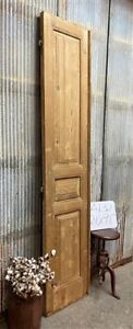 Antique French Single Door 21x98 Raised Panel Door European Entry Door A132