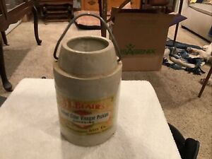 Vintage A L Blair S Spiced Cider Vinegar Pickles Stoneware Pottery Crock