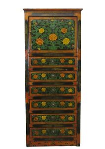 Tibetan Chest With 6 Drawers 1