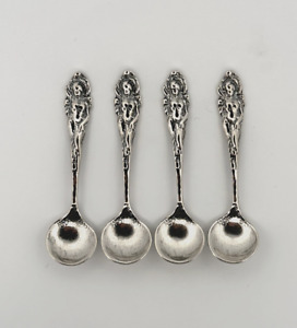 925 Sterling Silver Mini Spoon Small Spoon For Baby Sugar Salt Spoon Set Of 4
