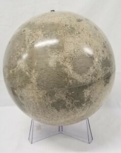 Rand Mcnally 1969 Lunar Moon Globe 12 With Stand