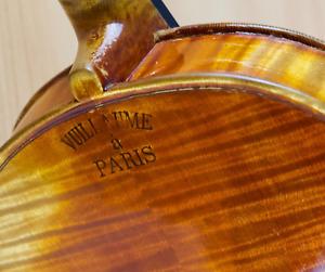 Old 4 4 Violin Geige Viola Cello Bratsche Fiddle Stamp Vuillaume Nr 277