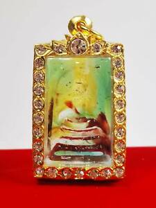 Phra Somdej Somdet Lp Toh Rainbow Leklai Kaew Lucky Charming Amulet Gold Pendant