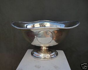 Art Nouveau Sterling Silver Footed Bowl Mauser Manufacturing Co New York C1900