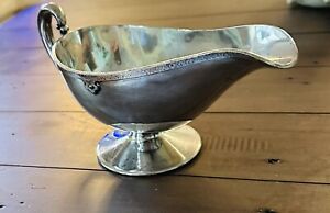 Vintage Silverplate Sauce Boat 1930s By Superior Silver Co Gravy Boat Heavy