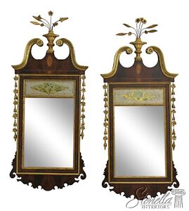 59958ec Pair Antique Early 19th Century Federal Mirrors
