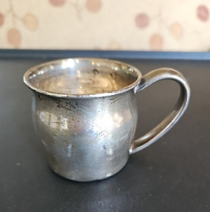 Vintage Rare Lunt 120 Sterling Silver Baby Cup No Monogram