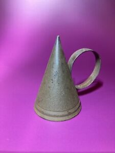 Primitive Early 17th 18th Century Style Handmade Primitive Tin Candle Snuffer