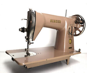 Antique Vintage French Made Singer 15b Sewing Machine 15k Vtg 15 Hand Crank Tan