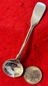 Sterling Silver 4 Salt Spoon Mary Chawner London 1838