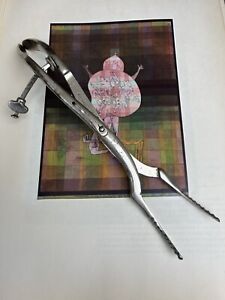 Antique Uterine Dilator By Geo C Frye Medical Instrument Surgical Oddity As Is
