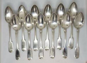 12 Russian 84 Silver 8 1 2 Serving Tablespoon Bc 1863 Maker Htg Monogram