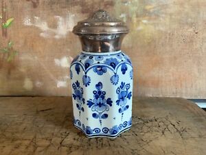 Delft Sugar Jar Made In Holland Vintage