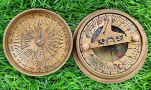 Brass Mary Rose Antique Sundial Compass Vintage Designer Gift Nautical Handmade
