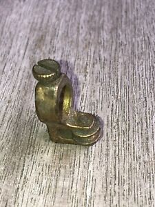 Solid Brass Miniature Nautical 90 Degree Pulley Vintage