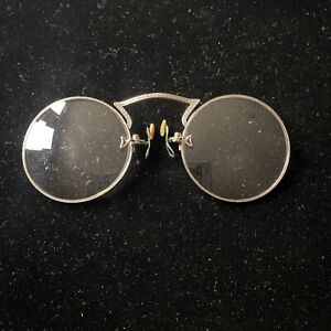 Antique Ridgevale Pince Nez Eyeglass Frames Gold Filled