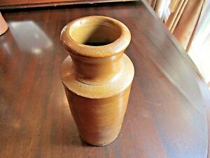 Antique Stoneware Pottery Bottle Liquor Jar Crock