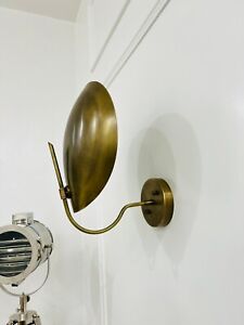 Handmade Vintage Brass Wall Lamp Mid Century Modern Wall Scone Light Fixture