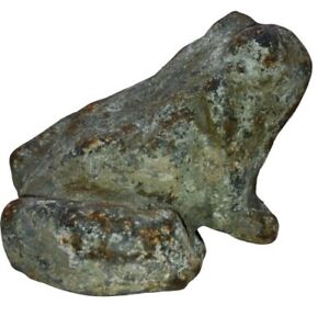 Antique Cast Iron Toad Frog Figure Paper Weight Door Stop 4lbs 10oz 5 5 L