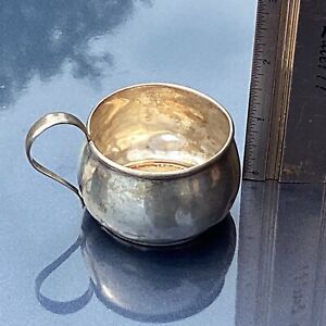 Vintage Sterling Silver Webster Baby Cup 4700