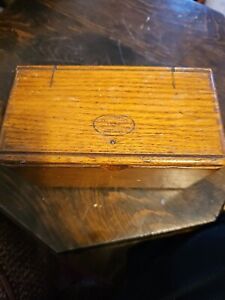 Singer Wooden Puzzle Box Patented February 19 1889