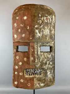 220645 Old African Ituri Kumu Mask Congo 
