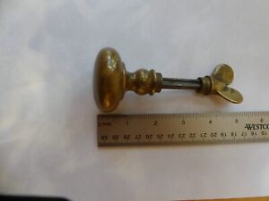 Unique Vintage Brass Door Knob Butterfly End