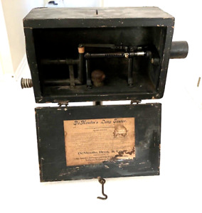 Antique Demoulin Bros Co Patented Lung Tester Practical Joke All Original