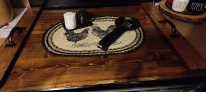 Hand Made Primitive Crafts Wood Work Oven Covers Noodle Board