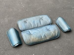 Herman Miller Eames Lounge Chair Cushions Super Rare Vintage Color Blue