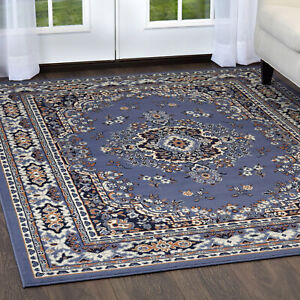 Persien Blue Area Rug 8 X 11 Large Oriental Carpet 69 Actual 7 8 X 10 8 