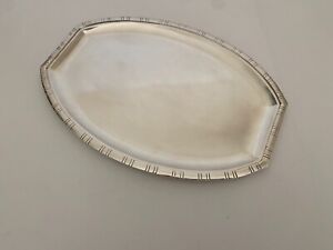 French Art Deco Oval Serving Tray By Saglier Fr Res Paris