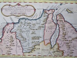 South America Venezuela Colombia 1754 Bellin Engraved Decorative Map