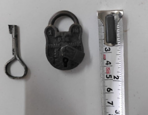 1929 Lock Padlock Brass Key Working Lock Rare Old Collectible