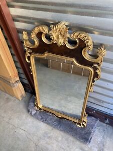 Labarge Italian Carved Wood Mirror