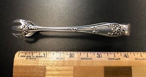 Vintage Outwater Sterling 4 3 Claw Sugar Tongs 18 22 Grams