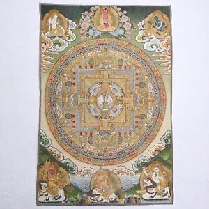36 Tibet Tibetan Cloth Silk Buddhism Mandala Kalachakra Tangka Thangka Mural 