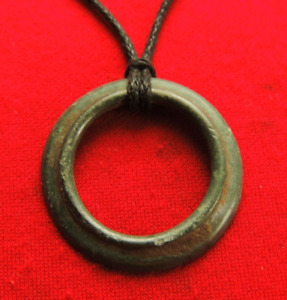 Ancient Bronze Amulet Pendant Viking Sun 10 12 Century