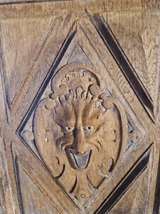 Antiques Woodcarving Demon Devil