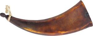 American Or European Flattened Horn Powder Horn C 1650 1700